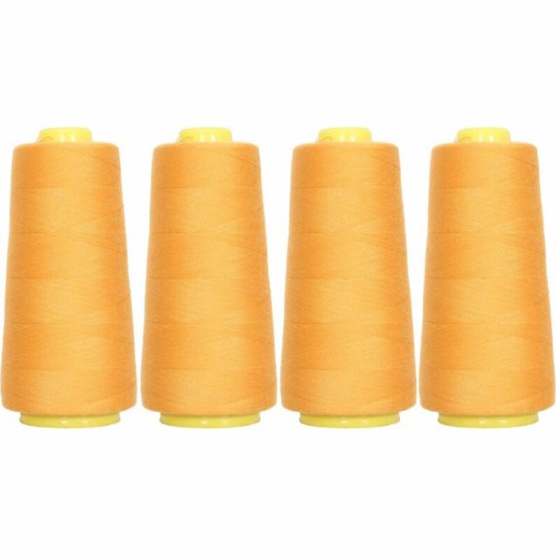 Four Big Cones of Serger Overlock Sewing Thread 50 Different Etsy