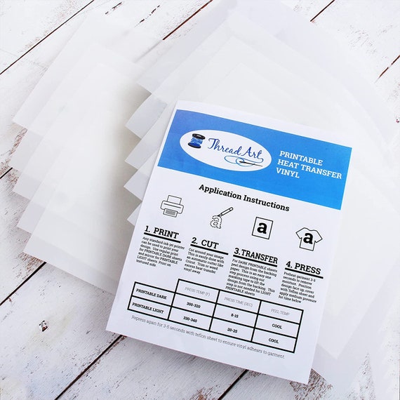 Cricut Printable Vinyl - White 8.5X11 Pkg 10 Sheets - Maker