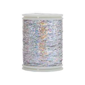 Threadart Holographic Shimmer Thread - 300 Meter Gold Sparkle Embroidery Thread