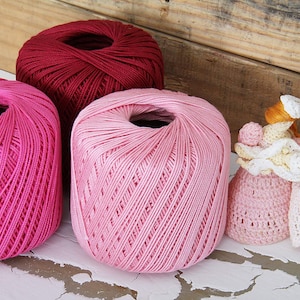 Cotton Crochet Thread - 30 Different Color Options - Size 10 bild 6