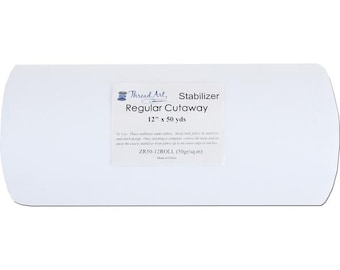 Regular Cutaway Embroidery Backing Stabilizer - 12 inch 50 yd roll