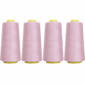 4 Big Cones Violet Serger Sewing Thread 2750 Yd Tex 27 40s2 - Threadart