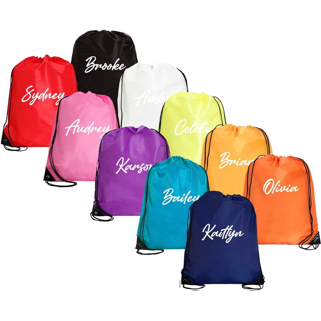 Kenz Laurenz Volleyball Drawstring Bag - Cinch Sack Sports Backpack