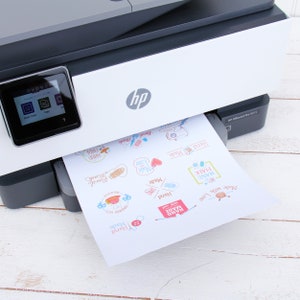 20 Sheets of Printable Sticker Vinyl - Inkjet or Laser Printer - Etsy