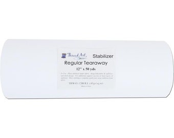 Regular Tearaway Embroidery Backing Stabilizer - 12 inch 50 yd roll