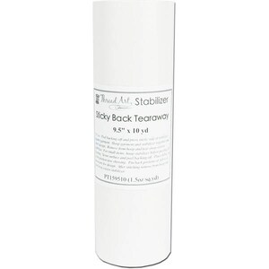 Sticky Back Tearaway Embroidery Backing Stabilizer Roll - 9.5&quot;x10yd