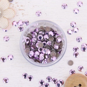 Hot Fix Metallic Rhinestones 4mm Iron On Rhinestuds Several Color Options 576/Pk image 7