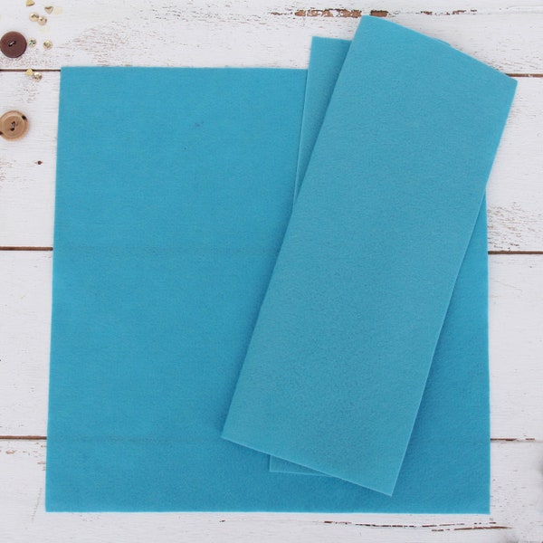 Premium Felt Sheets - 12" x 12" Square - 25 Color Options - Soft Wool-Like 1.2mm Thick - Works With Cutters