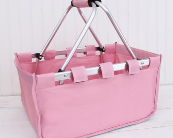 Large Market Tote Basket - Great For Picnic Shopping & Sports Collapsible