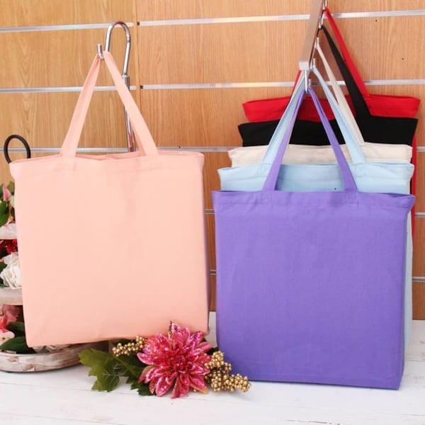 Htv Canvas Bags Etsy