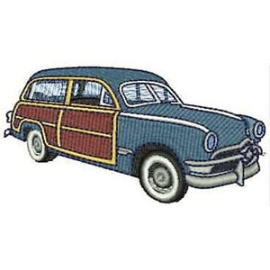 Machine Embroidery Design Set Cars of the 50's1 15 Designs 9 Formats Threadart image 5