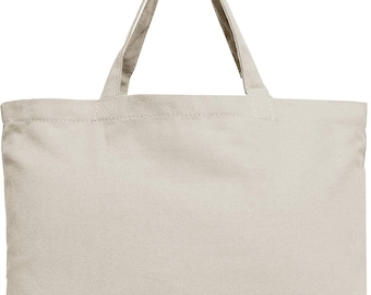 Blank Canvas Tote Bags, Women Bag, Women Shoulder Bag, Canvas Cotton Handbag, Natural Tote Bag, 100% Cotton Canvas Tote Bags