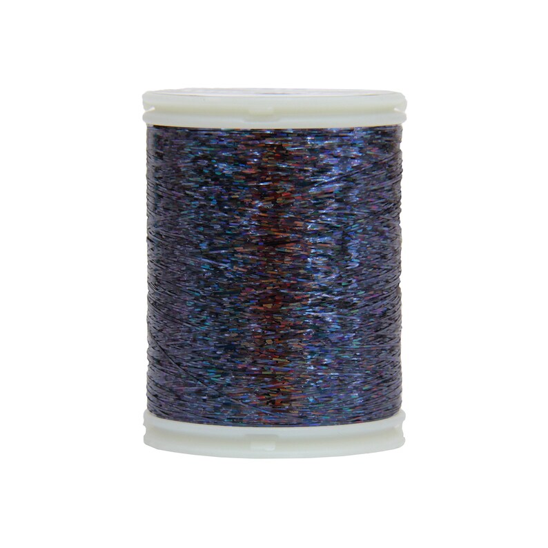Hilo de chispa holográfica de ThreadArt - 7 colores disponibles Black