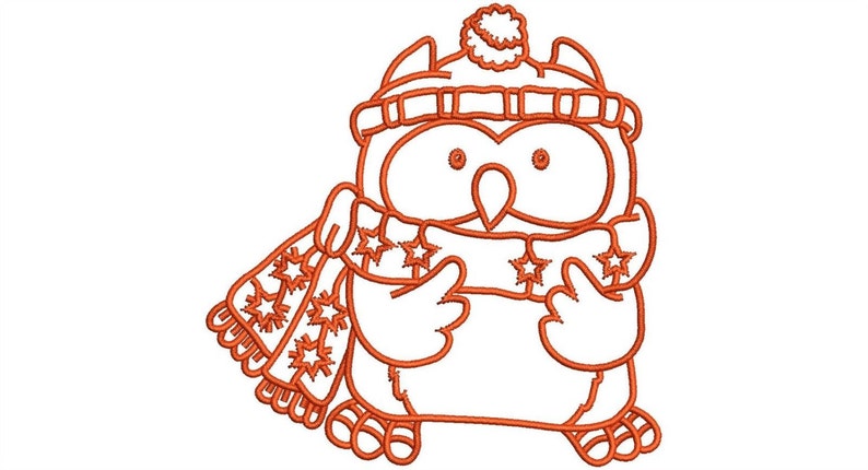 Machine Embroidery Design Set Owls2 10 Designs 9 Formats Threadart image 5