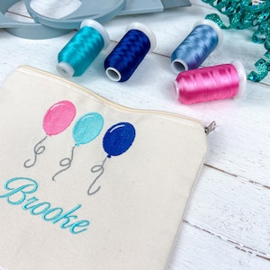a bag that has some thread on it
