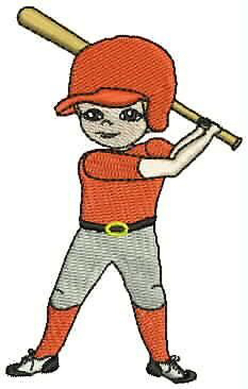 Machine Embroidery Design Set Kid Athletes1 14 Designs 9 Formats Threadart image 5