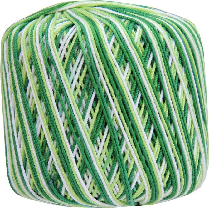 Threadart Filo multicolore in 100% cotone, colori variegati per