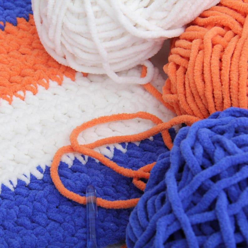 Super Soft Chenille Yarn in 20 Color Options - Plush Fluffy Velvet #5 - 50 gram skeins - 60 yds Chunky Weight image 5