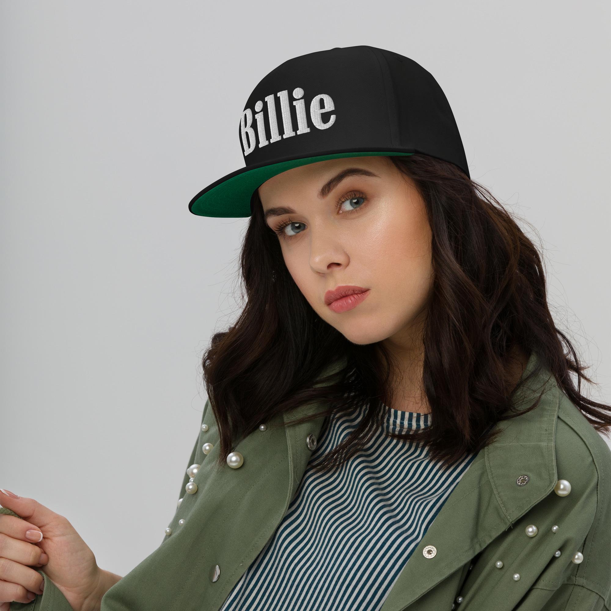 Billie Eilish Embroidered Flat Bill Snapback Hat - Etsy Canada