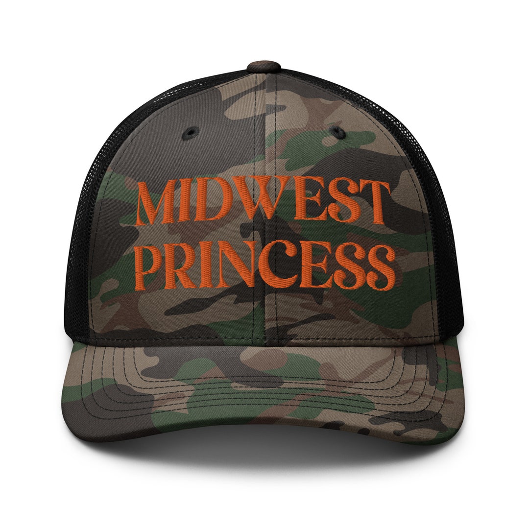 Midwest Princess Embroidered Camo Trucker Hat - Etsy display picture 2