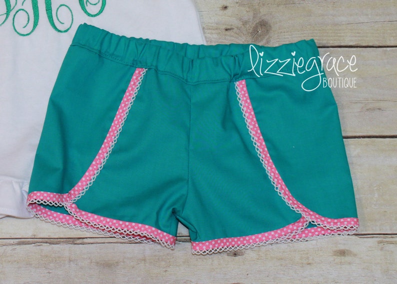 Festival Shorts Princess Shorts Solid Disney Shorts School Colors Shorts Girls Ruffle Shorts Custom Shorts Scallop Shorts