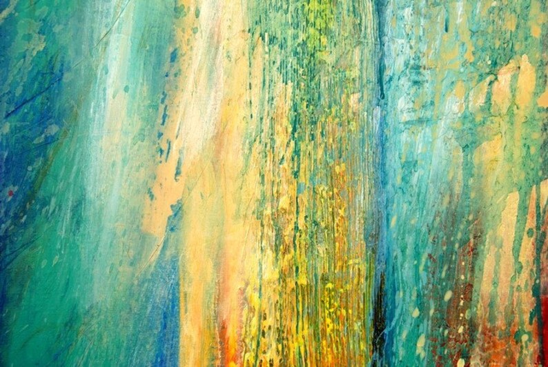 Abstract Acrylic Painting Original Fine Art Etsy