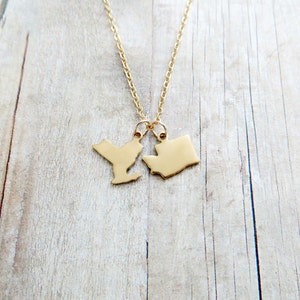Etsy state necklaces online
