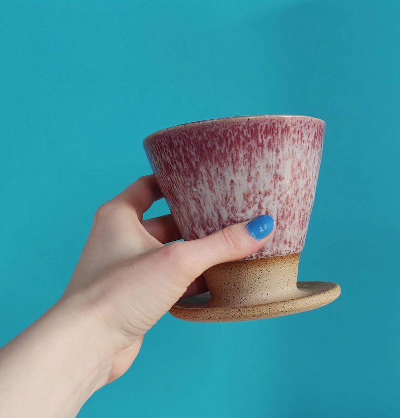 Pour Over Coffee Cone in Strawberries and Cream image 1