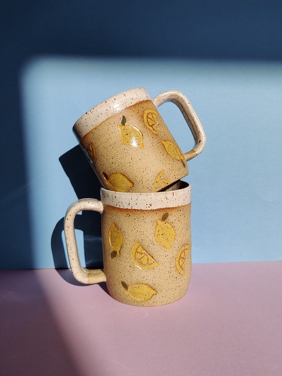 Handmade Ceramic Lemon Mug