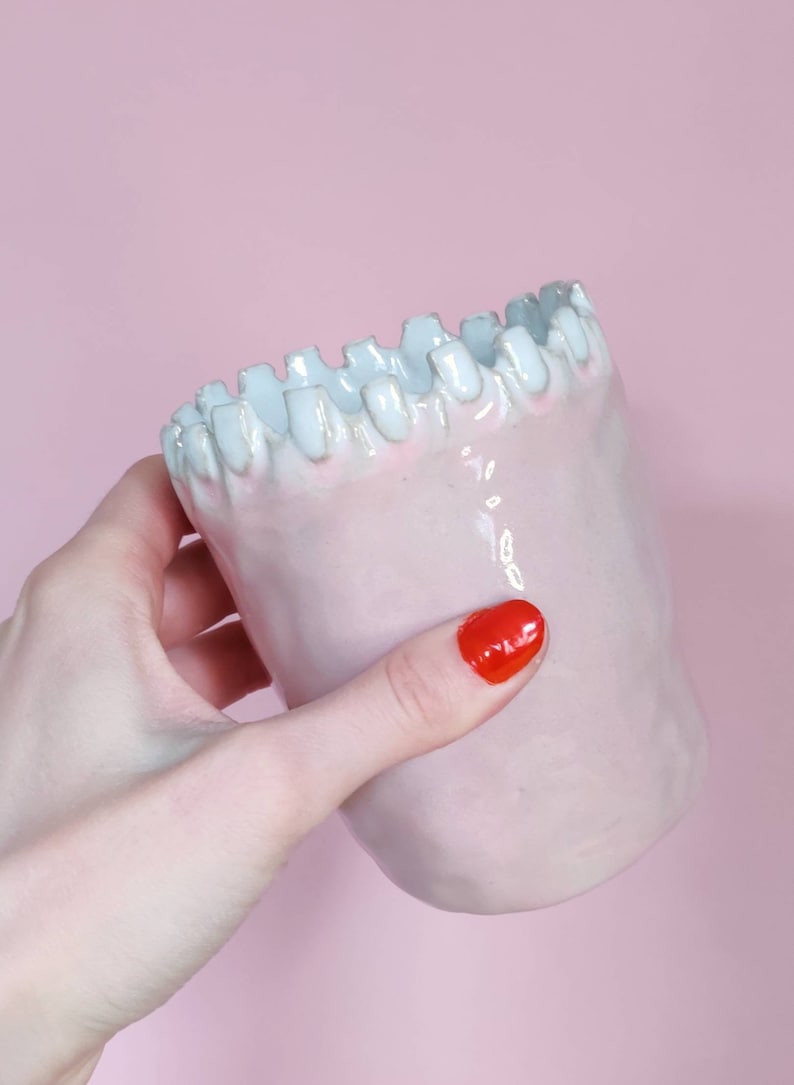 Ceramic Tooth Toothbrush Holder Etsy