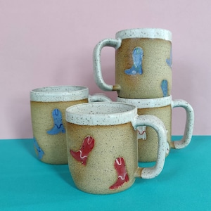 Pre Order! Handmade Ceramic Cowboy Boot Mug