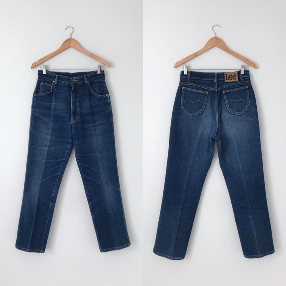 Vintage Lee Jeans / Vintage Faded Dark Denim Lee J