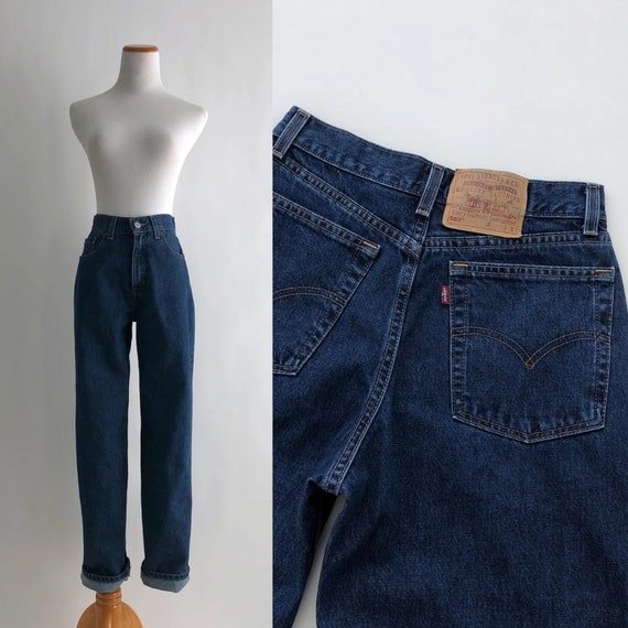 Vintage Levi's 560 Jeans / Vintage 90s Dark Levi's