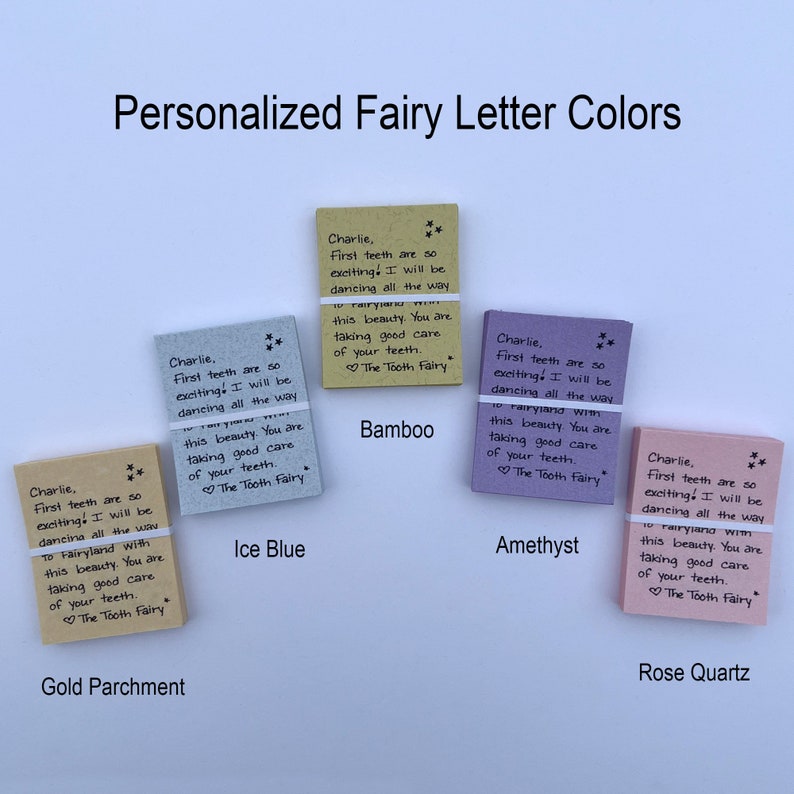 36 Handwritten, Personalized, Tooth Fairy Letters Classic Pink Ships Free image 3