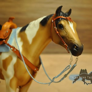 Braided Reins for Traditional Model Horses (1:9 scale)