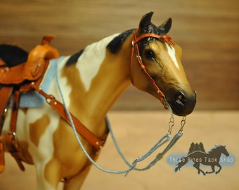 Braided Reins for Traditional Model Horses (1:9 scale)