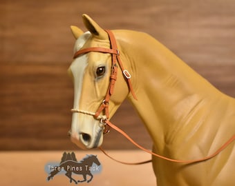 Side Pull Hackamore for Traditional Model Horses (1:9 scale)