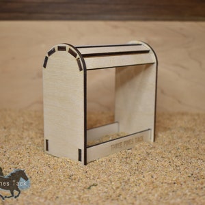 Wood Saddle Stand for Traditional Model Horses (1:9 scale)