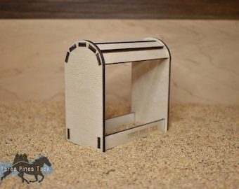Wood Saddle Stand for Traditional Model Horses (1:9 scale)
