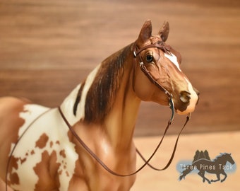 Western Bridle with Futurity Knot Browband for Model Horses (1:9 scale)