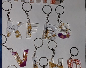 Letter Personalized Keychains
