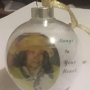Custom Picture Ornaments