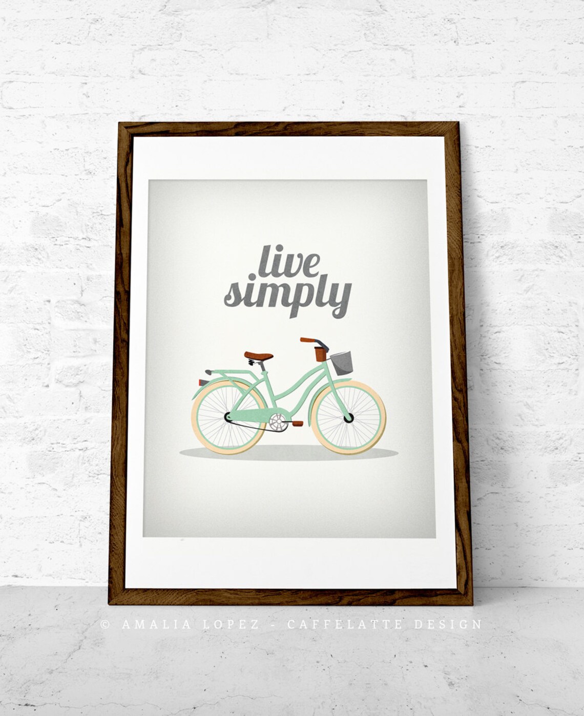 Live Simply Print Live Simply Wall Art. Inspirational Quote | Etsy