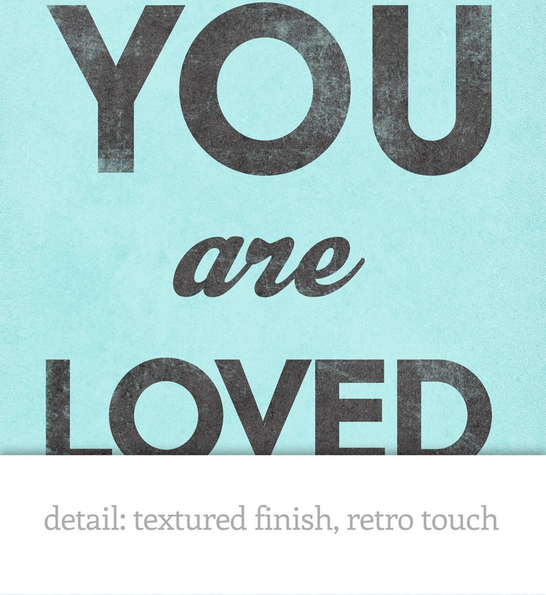 You Are Loved. Gift for Him. Fathers Day Gift Love Print Love Etsy