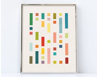 Code 3. Minimalist art Geometric print Nordic design Modern wall art Minimalist print scandinavian print mid-century print nordic print