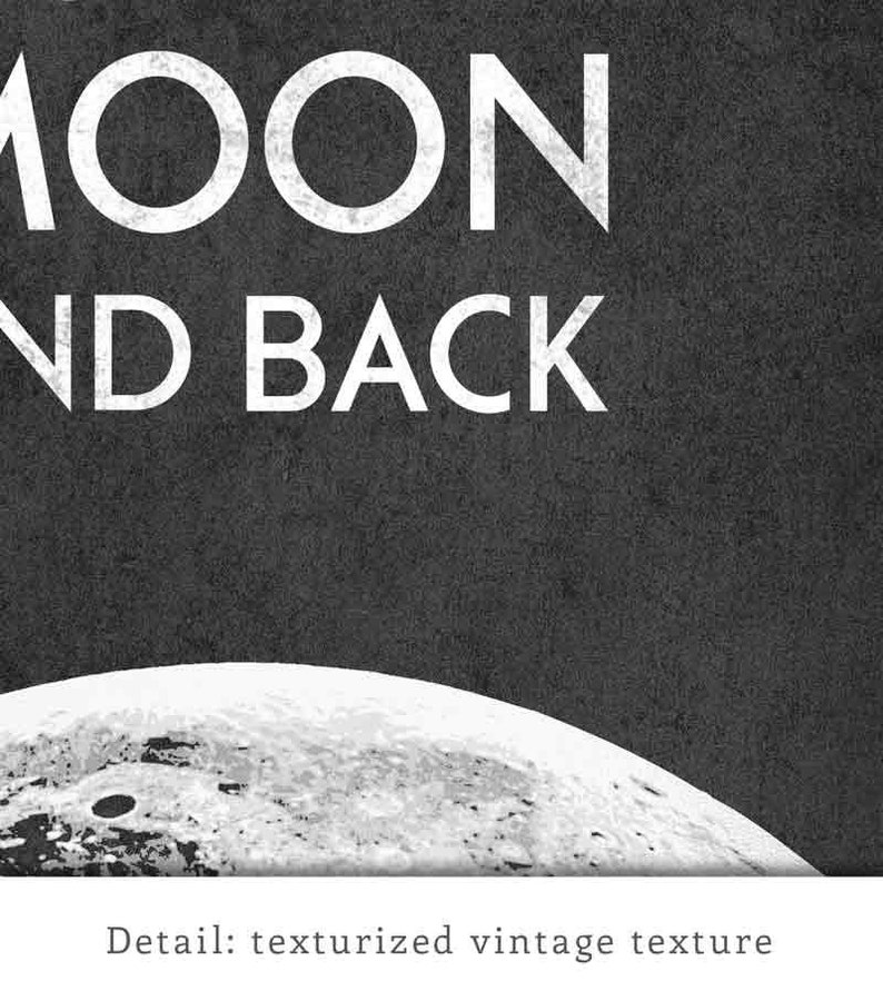 I Love You to the Moon and Back print Valentine/'s print Love poster San Valentine/'s gift Love print Gift for him Valentine/'s poster
