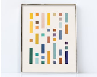 Code 2. Digital download. Minimalist art, Geometric print, Nordic design, Modern wall art, Minimalist print, Mid-century print, nordic print