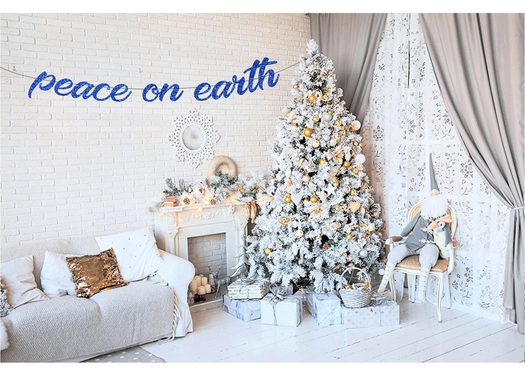 Peace on Earth Banner, Peace on Earth, Peace on Earth Sign, Christmas ...