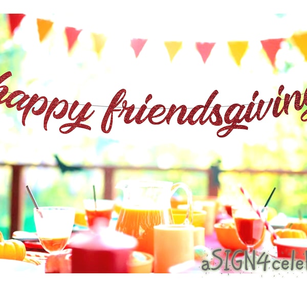 Printable Friendsgiving Banner - Etsy