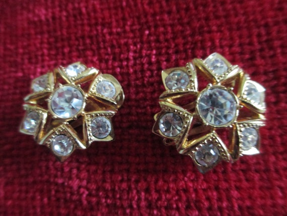 ◆VINTAGE HOLLYWOOD◆ Space Stone Ring Earrings VH249OEA008M Item #1030N- Zuni Multi Stone Channel Inlay Full Sun Sunface